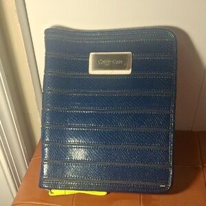 Calvin Klein Navy and Neon Case